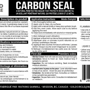Carbon Seal - CA - bilingual - 5 Gal - v1.1